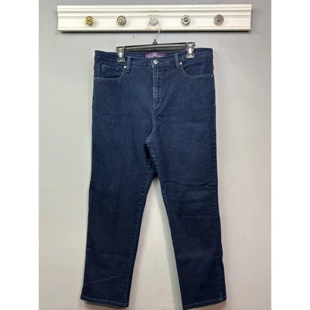 Gloria Vanderbilt Men's Dark Blue Straight Jeans